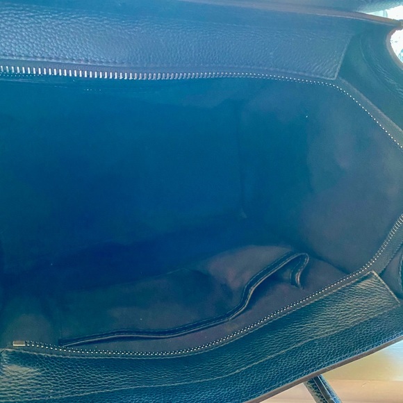 Celine Paris Mini Black Pebble Lambskin Luggage - Picture 9 of 13